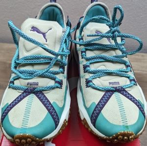 Puma Erupt Trail overcast-blue turquoise size women's 7.5 trail running shoes